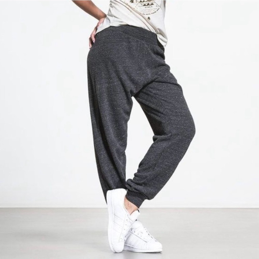Spiritual Gangster Good Vibes Gray Dorm Jogger Sweatpants Medium